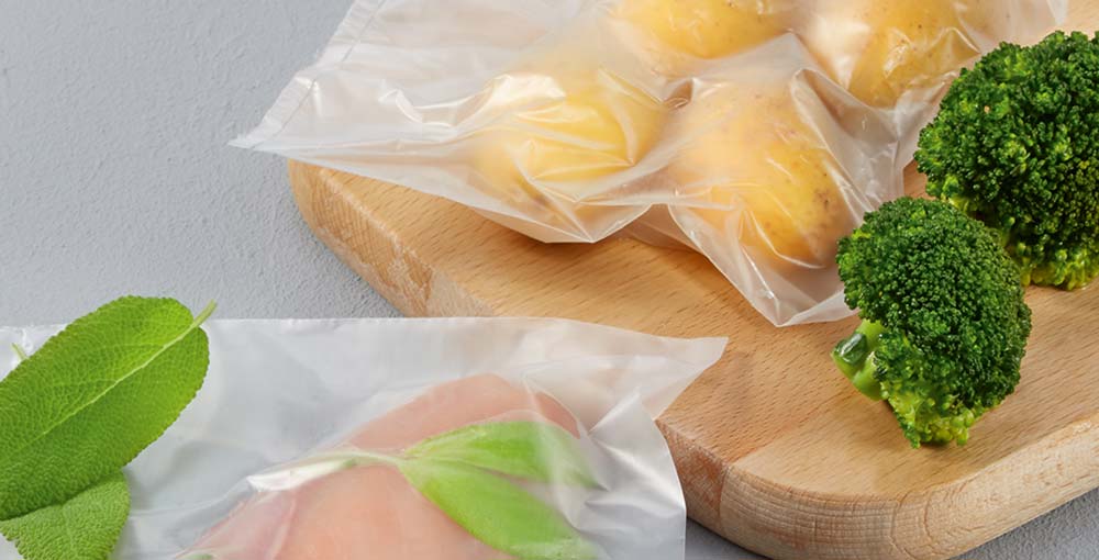 Bolsas de vacio para la alimentación