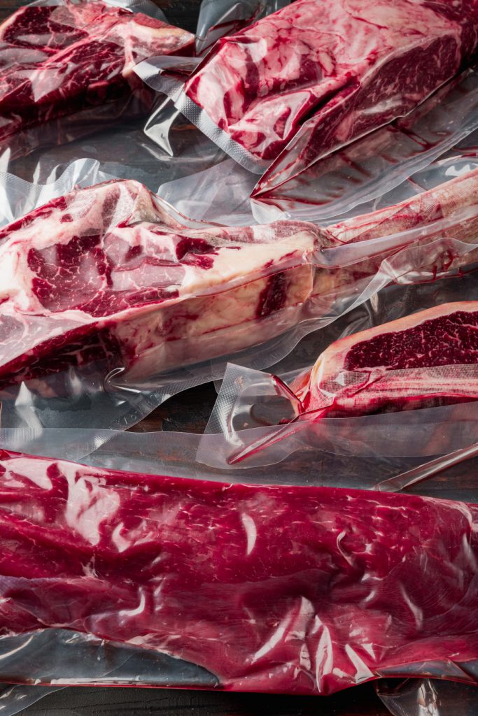 Bolsas de vacío para industria alimentaria